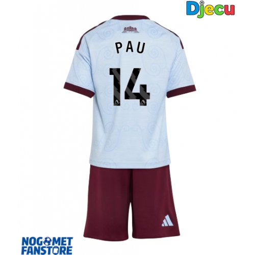 Aston Villa Pau Torres #14 Rezervni Dres za djecu 2026-27 Kratak Rukav (+ Kratke hlače)
